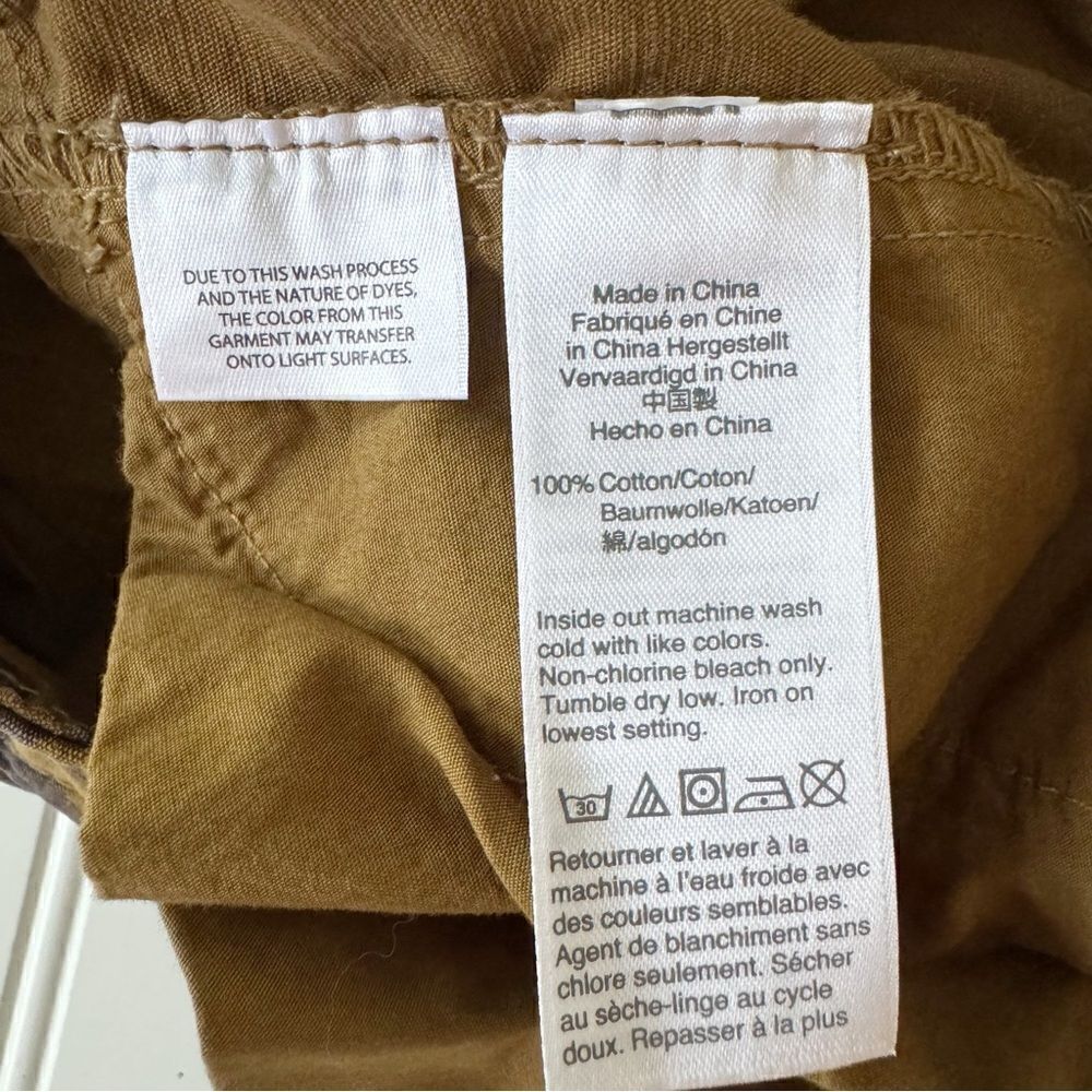 J. Crew Garment-dyed cargo short in leopard - Size 0 - Picture 4 of 5